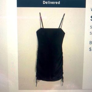 Abercrombie & Fitch Ruched Mini Dress.